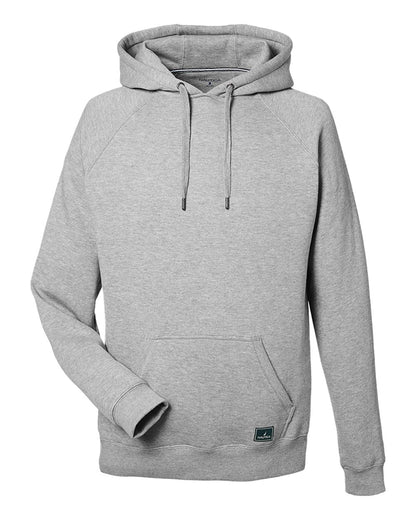 Nautica Unisex Anchor Fleece Hooded Sweatshirt N17199 #color_Oxford Heather