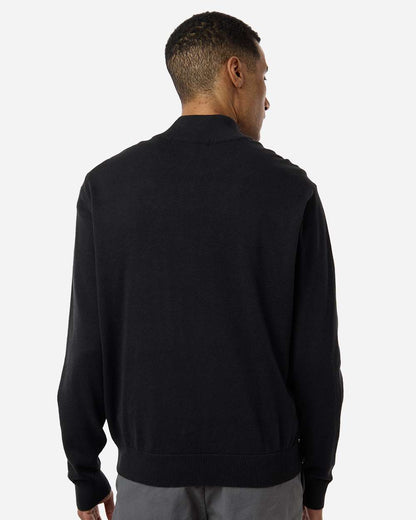 Devon & Jones Men's New Classics Quarter-Zip Sweater DG446 #colormdl_Black