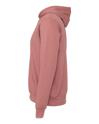 BELLA + CANVAS Unisex Sponge Fleece Hoodie Sweatshirt 3719 #color_Mauve