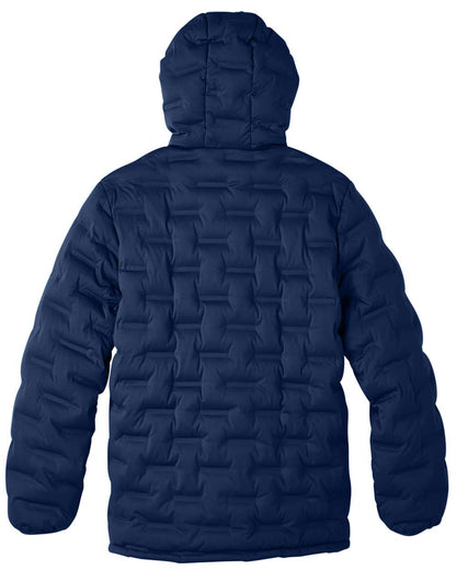 North End Men's Loft Puffer Jacket NE708 #color_Classic Navy/ Carbon