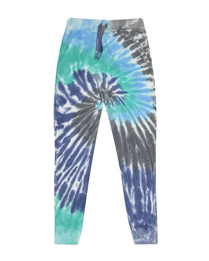 Colortone Tie-Dyed Joggers 8999 #color_Glacier