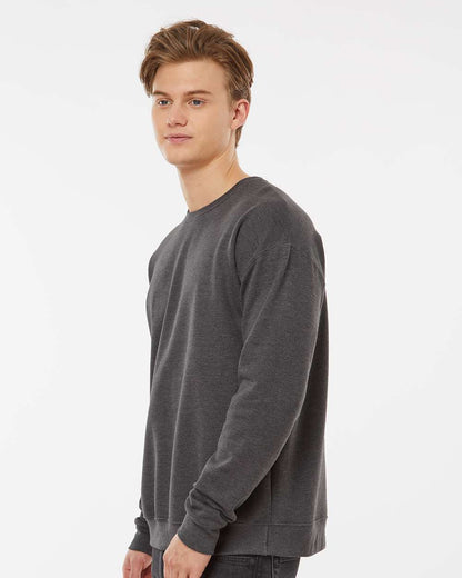 Tultex Fleece Crewneck Sweatshirt 340 #colormdl_Heather Charcoal