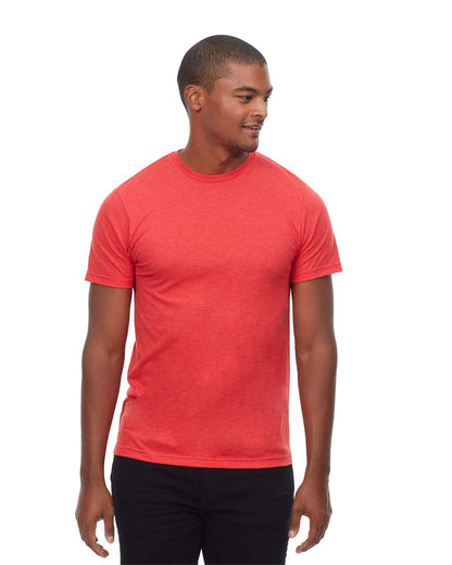 Threadfast Apparel Unisex Epic CVC T-Shirt T1001 #colormdl_Heather Red
