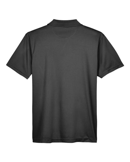 Harriton Men's Polyester Jersey Polo M315 #color_Black