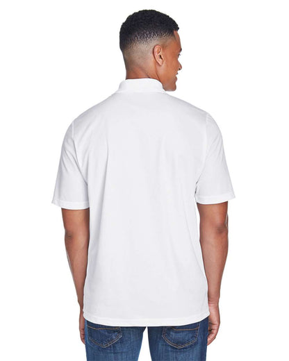 CORE365 Men's Origin Performance Piqué Polo with Pocket 88181P #colormdl_White