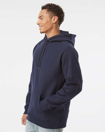Independent Trading Co. Unisex Legend Premium Heavyweight Cross-Grain Hooded Sweatshirt IND5000P #colormdl_Classic Navy