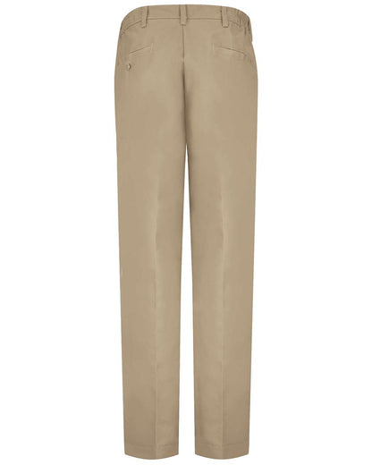 Red Kap Men's Elastic Insert Work Pants PT60 #color_Khaki - 36 Unhemmed