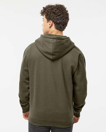 Independent Trading Co. Unisex Heavyweight Full-Zip Hooded Sweatshirt IND4000Z #colormdl_Army