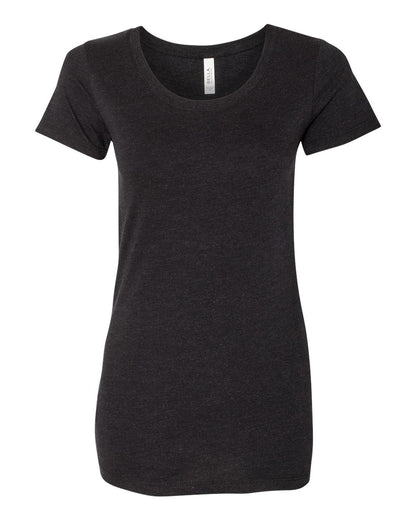 BELLA + CANVAS Women's Triblend Tee 8413 #color_Black Heather Triblend