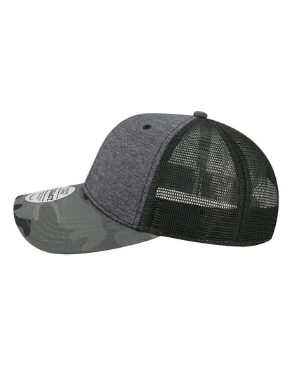 LEGACY Mid-Pro Snapback Trucker Cap MPS #color_Black/ Camo