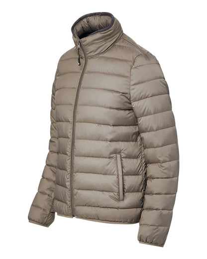 Weatherproof Women's PillowPac Puffer Jacket 211137 #color_Driftwood