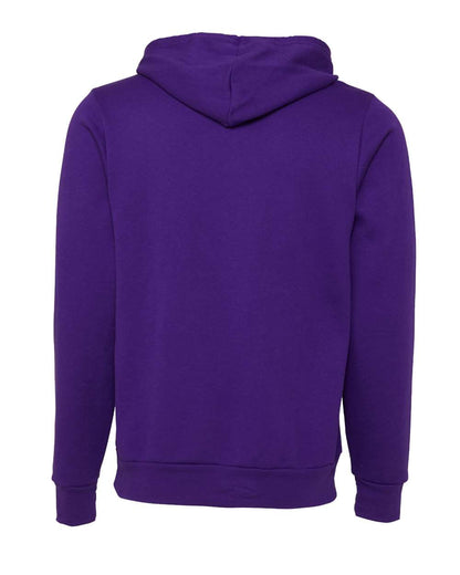 BELLA + CANVAS Sponge Fleece Hoodie 3719 #color_Team Purple