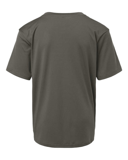 AllPro Youth Pro-Lock Performance T-Shirt 48000Y #color_Charcoal