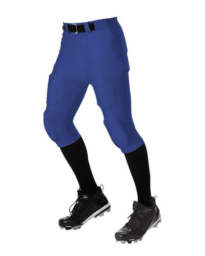 Alleson Athletic No Fly Football Pants with Slotted Waist 675NF #color_Royal