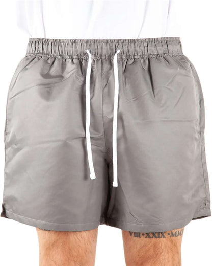 Shaka Wear Men's Poly Running Shorts SHPRS #colormdl_Dark Grey