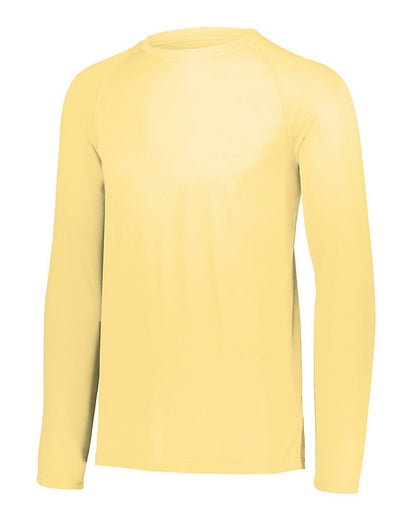 Augusta Sportswear Attain Color Secure® Performance Long Sleeve T-Shirt 2795 #color_Butter