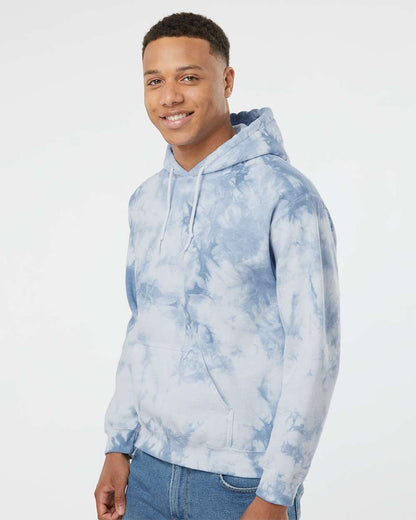 Colortone Unisex Crystal Wash Hooded Sweatshirt 8790 #colormdl_Crystal Baby Blue