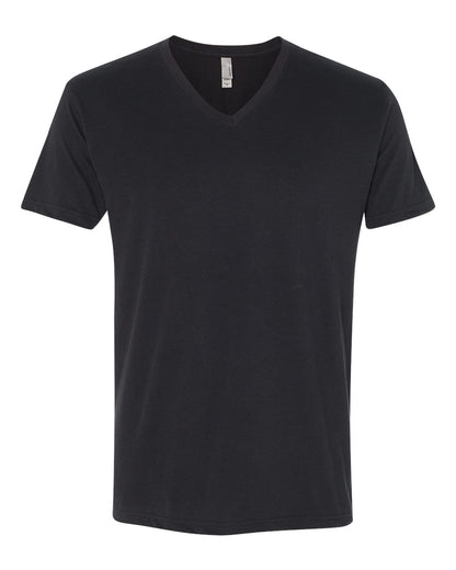 Next Level Sueded V-Neck T-Shirt 6440 #color_Black