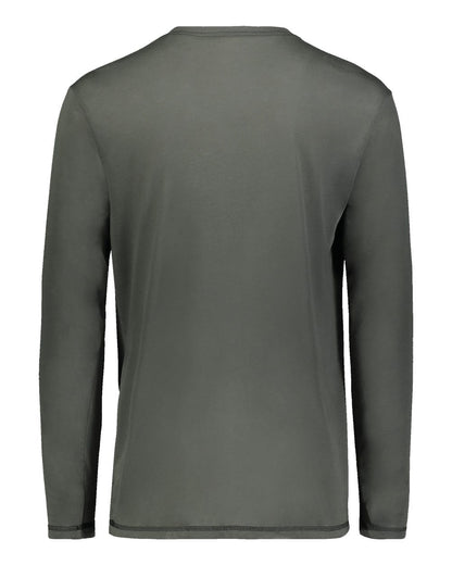 Augusta Sportswear Super Soft-Spun Poly Long Sleeve T-Shirt 6845 #color_Iron