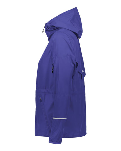 Holloway Women's Packable Hooded Jacket 229782 #color_Purple