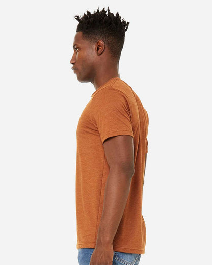 BELLA + CANVAS Unisex Sueded Tee 3301 #colormdl_Heather Autumn