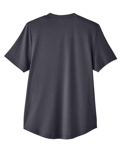 North End Women's JAQ Snap-Up Stretch Performance Polo NE100W #color_Carbon