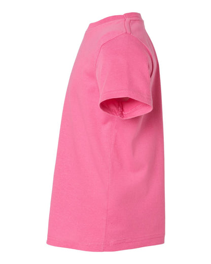 Rabbit Skins Toddler Fine Jersey Tee 3321 #color_Hot Pink