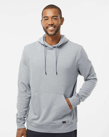 Oakley Men's Team Issue Hydrolix Hooded Sweatshirt FOA402994 #colormdl_New Granite Heather