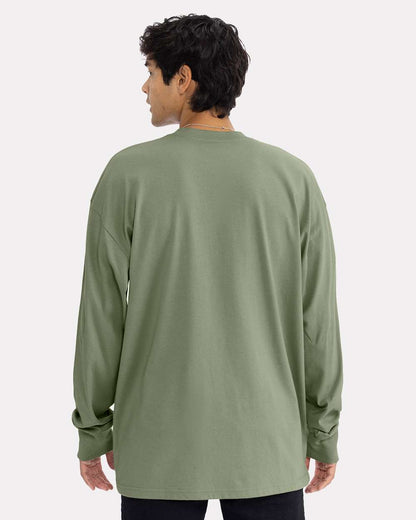 Next Level Unisex Heavyweight Long Sleeve T-Shirt 7211 #colormdl_Light Olive