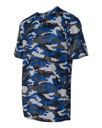 Badger Camo T-Shirt 4181 #color_Royal