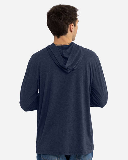 Next Level Unisex CVC Hoodie Long Sleeve T-Shirt 6221 #colormdl_Midnight Navy