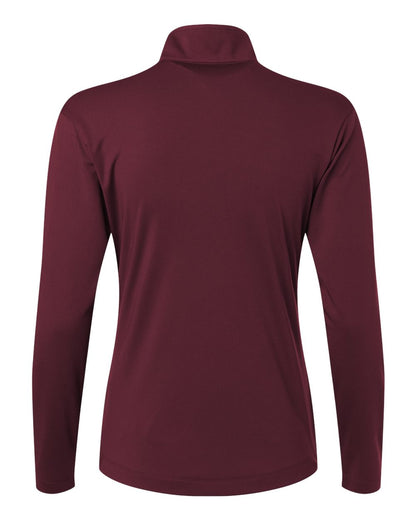 AllPro Women's Pro-Lock Performance Quarter-Zip Pullover 41870L #color_Maroon