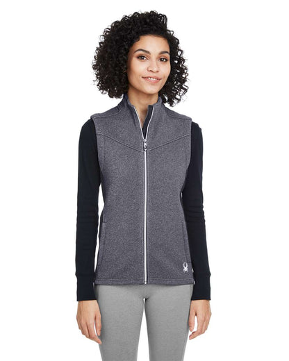 Spyder Women's Pursuit Vest S17275 #colormdl_Frontier Heather/ Black