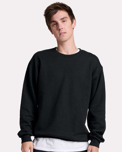 JERZEES Unisex Ultimate CVC Crewneck Sweatshirt IC48MR #colormdl_Black Ink