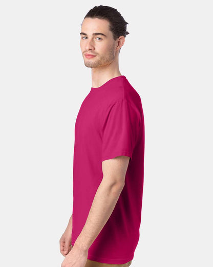 ComfortWash by Hanes Men's Garment-Dyed T-Shirt GDH100 #colormdl_Peony Pink
