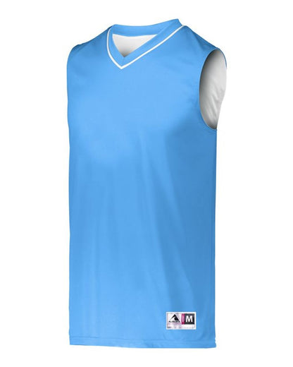 Augusta Sportswear Youth Reversible Two Color Jersey 153 #color_Columbia Blue/ White