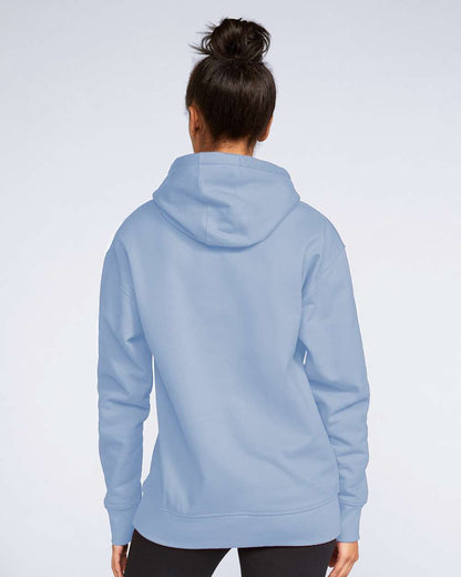 Gildan Unisex Softstyle® Midweight Hooded Sweatshirt SF500 #colormdl_Stone Blue