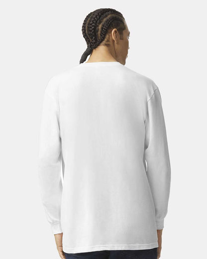 American Apparel Unisex Fine Jersey Long Sleeve Tee 2007 #colormdl_White