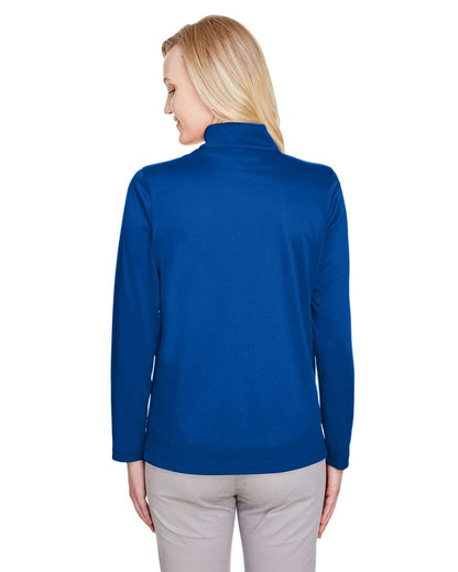 Harriton Women's Advantage Snag Protection Plus Quarter-Zip Pullover M748W #colormdl_True Royal