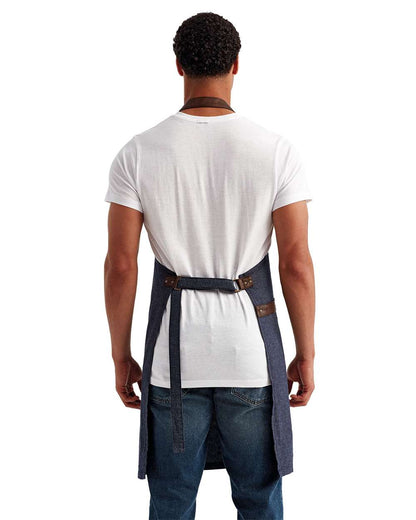 Artisan Collection by Reprime Annex Oxford Bib Apron RP144 #colormdl_Navy