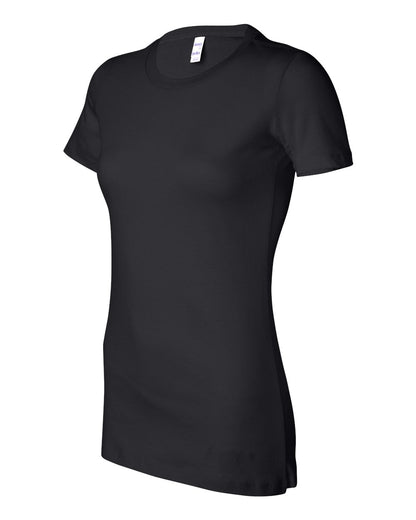 BELLA + CANVAS Women's Slim Fit Tee 6004 #color_Black