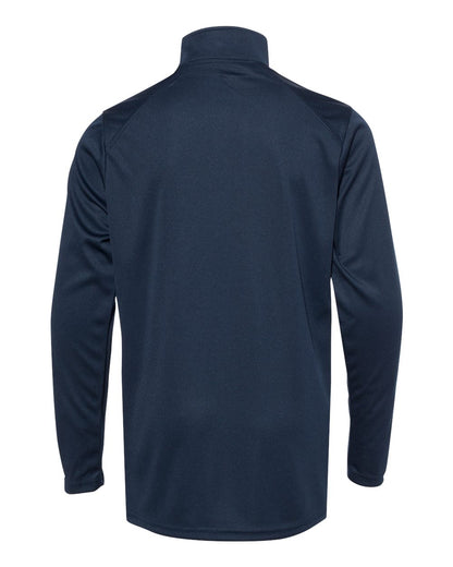 Badger Youth B-Core Quarter-Zip Pullover 2102 #color_Navy/ Graphite