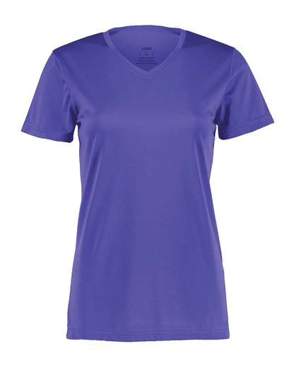 Augusta Sportswear Women's Nexgen Wicking V-Neck T-Shirt 1790 #color_Purple