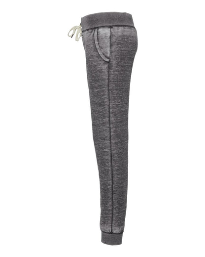 J. America Women’s Vintage Zen Fleece Joggers 8944 #color_Dark Smoke