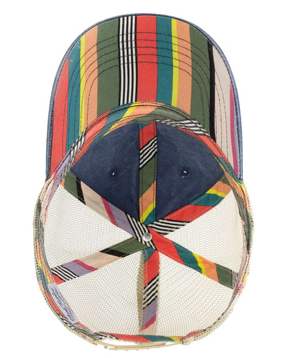 Infinity Her Women's Washed Mesh-Back Cap TESS #color_Navy/ Stripes