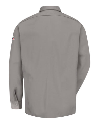 Bulwark Work Shirt - EXCEL FR® ComforTouch - Tall Sizes SLW2T #color_Grey