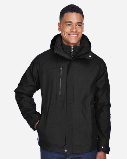 North End Men's Caprice 3-in-1 Jacket with Soft Shell Liner 88178 #colormdl_Black