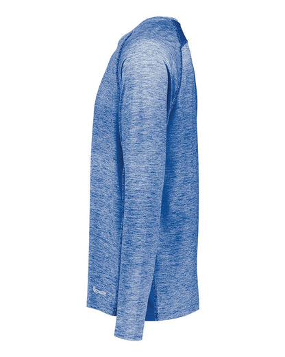 Holloway Youth Electrify CoolCore® Long Sleeve T-Shirt 222670 #color_Royal Heather