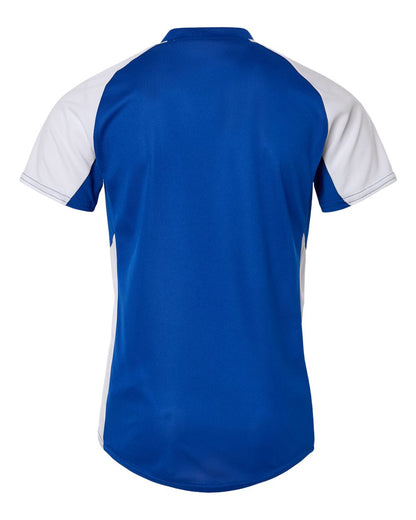 Augusta Sportswear Girls' Cutter Jersey 1523 #color_Royal/ White