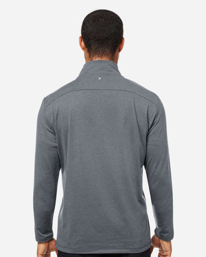 Glyder Men's Fairway Marbled Jersey Quarter-Zip Pullover MDP1772 #colormdl_Carbon Marble